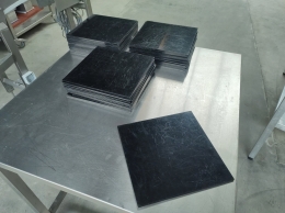 60 planches de service en plexi
